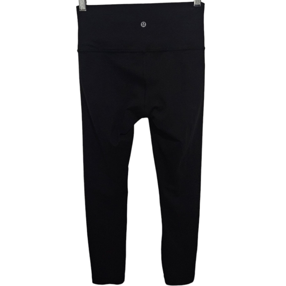 Lululemon High Waisted Black Thick Leggings - Picture 2 of 2